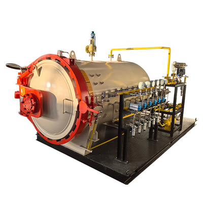 0.8MPa 600mm Διαμέτρου Εικονική οθόνη ελέγχου PLC Βιομηχανικός μικρός σύνθετος αυτόκλαβος για εργαστήριο