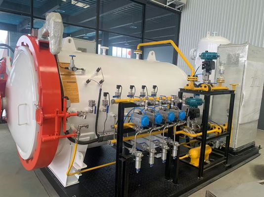 0.8MPa 600mm Διαμέτρου οθόνης αφής Συσκευές αυτοκινήτου όπως καμπανάκι οροφής Ελέγχος PLC Βιομηχανικός μικρός σύνθετος αυτοκλάβος για εργαστήριο
