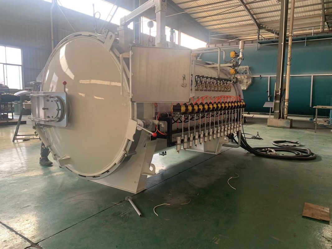 Διάμετρος 2400mm Σύνθετος Αυτόκαυστος από ανθρακονήματα για σκλήρυνση ανθρακονημάτων για ποδήλατα / αξεσουάρ αυτοκινήτων