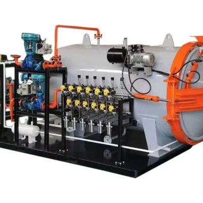 Κενό Prepreg CE Carbon Fiber Seat Machine Υψηλής πίεσης Συνθετικός Αυτοκλαβικός Μηχανισμός Διπλής Τείχης Τανκ Υψηλής Θερμοκρασίας Μεγάλη χωρητικότητα